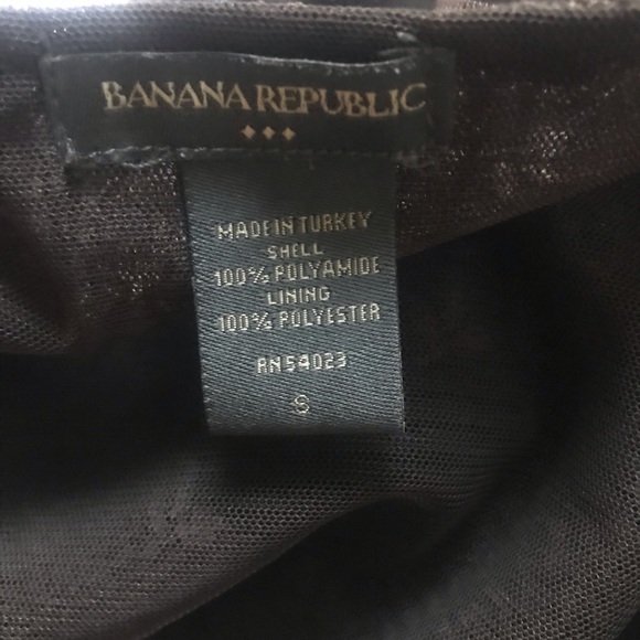 Banana Republic Brown Ruffle Sheer Top - Picture 6 of 6